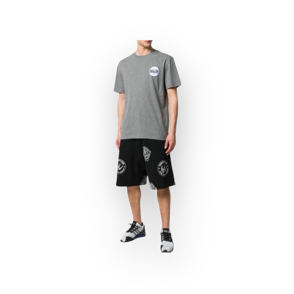 new McQ • Alexander McQueen ★ Swallow Graphic Tee T Shirt ★ Heather Grey ★ Large